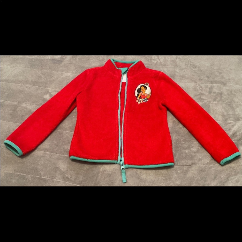 Disney Elena Zipup Jacket Little Girls Size 4